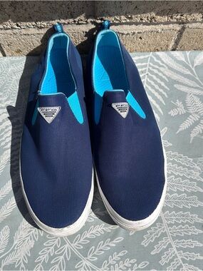Columbia PFG Blood N Guts Mens Slip On Shoes Navy Blue US 12